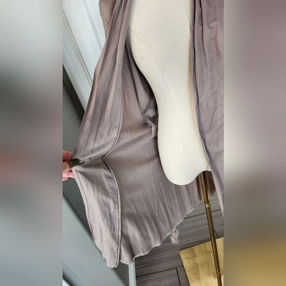 Kapalua long Cardigan with rabbit fur trim - Size 8/10 - Picture 6 of 13